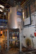 Kells Stainless Ltd Stainless Steel Stontium Premix Cylindrical Holding Tank