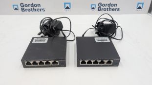 (2) TP-Link TL-SG105S Gigabit Desktop Switches
