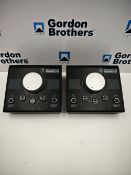 (2) Mackie Big Knob Passive Monitor Controllers