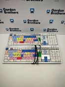 (2) Logic Media Keyboards