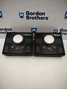 (2) Mackie Big Knob Passive Monitor Controllers