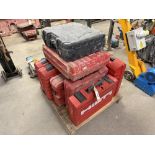 Quantity of Hilti accessories and boxes