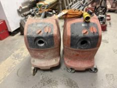 (2) Hilti VC40 UM 110v portable dust extractor units
