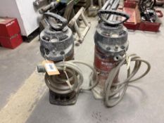 (2) Hilti DWP 10 portable pressurised water supply unit