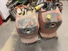 (2) Hilti VC 40 UM 110v portable dust extractor units