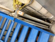 Steel framed folding pallet crate
