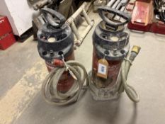 (2) Hilti DWP 10 portable pressurised water supply unit