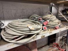 Quantity of industrial armored extension leads