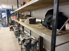 (3) bays of light duty racking