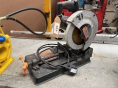 Evolution rage 240v pull down chop saw