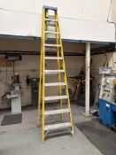 Cuprum fibreglass 10 step stepladder
