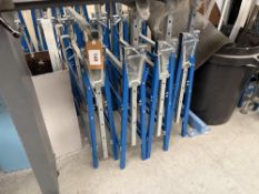 (6) Draper steel frame work trestle
