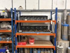 Rack and contents of core drill bits 12mm-40mm