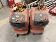 (2) Hilti VC40 UM 110v portable dust extractor units