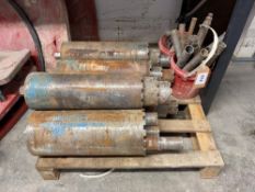 Pallet of various core cutting bits