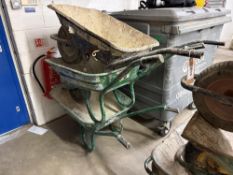 (3) steel wheel barrows