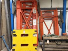 Plastic road banner components