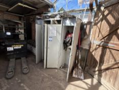 (4) Upright Cabinets