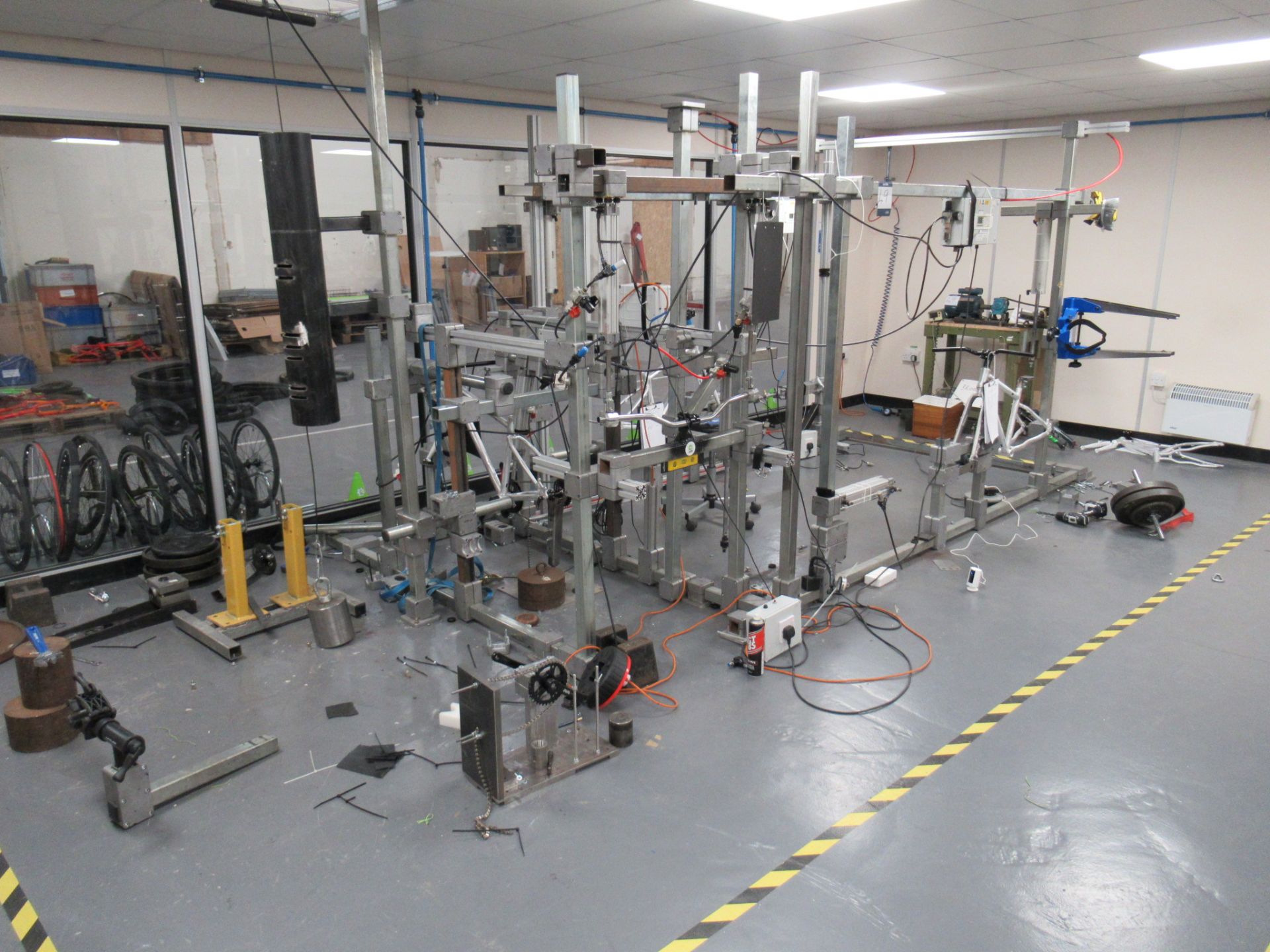 Smc Test Rig SMC Pneumatics Pneumatic controller unit with Schnieder control panel ...