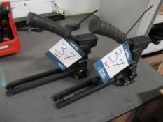(2) Manual C-Type heavy duty staple guns