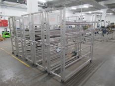 (4) Aluminium Bike Fork product transport trollies