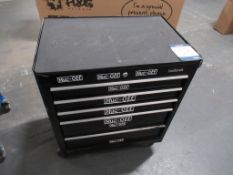 Halfords mobile tool chest with contents of small hand tools