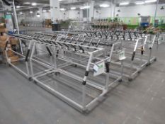 (11) Aluminium bike frame product transport trollies