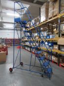 Klime Ezee 10-tread mobile warehouse steps