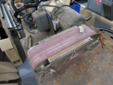 AJH Belt Linisher and hand shear