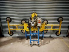 RBB glass vacuum lifter on rack