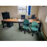 Quantity of office furniture