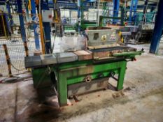 (2015) Adelio Lattuada Delta M3 corner grinding machine with folding roller table