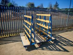 (2) Mobile layup trolleys