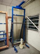 Manual glass swing ball test rig