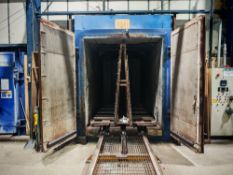 EFCO Gas heat soak furnace with loading trolley