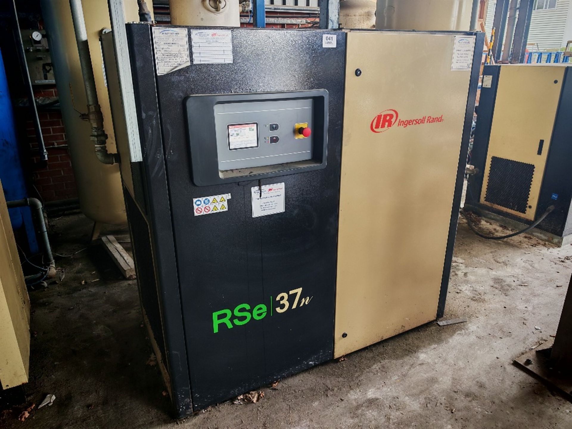 (2021) Ingersoll Rand RSe37n packaged air compressor with receiver