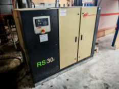 (2018) Ingersoll Rand RS30i packaged air compressor with receiver