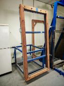 Manual glass impact test rig