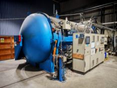 (2005) Italmatic Autoclave with loading trolleys and external water cooling tower