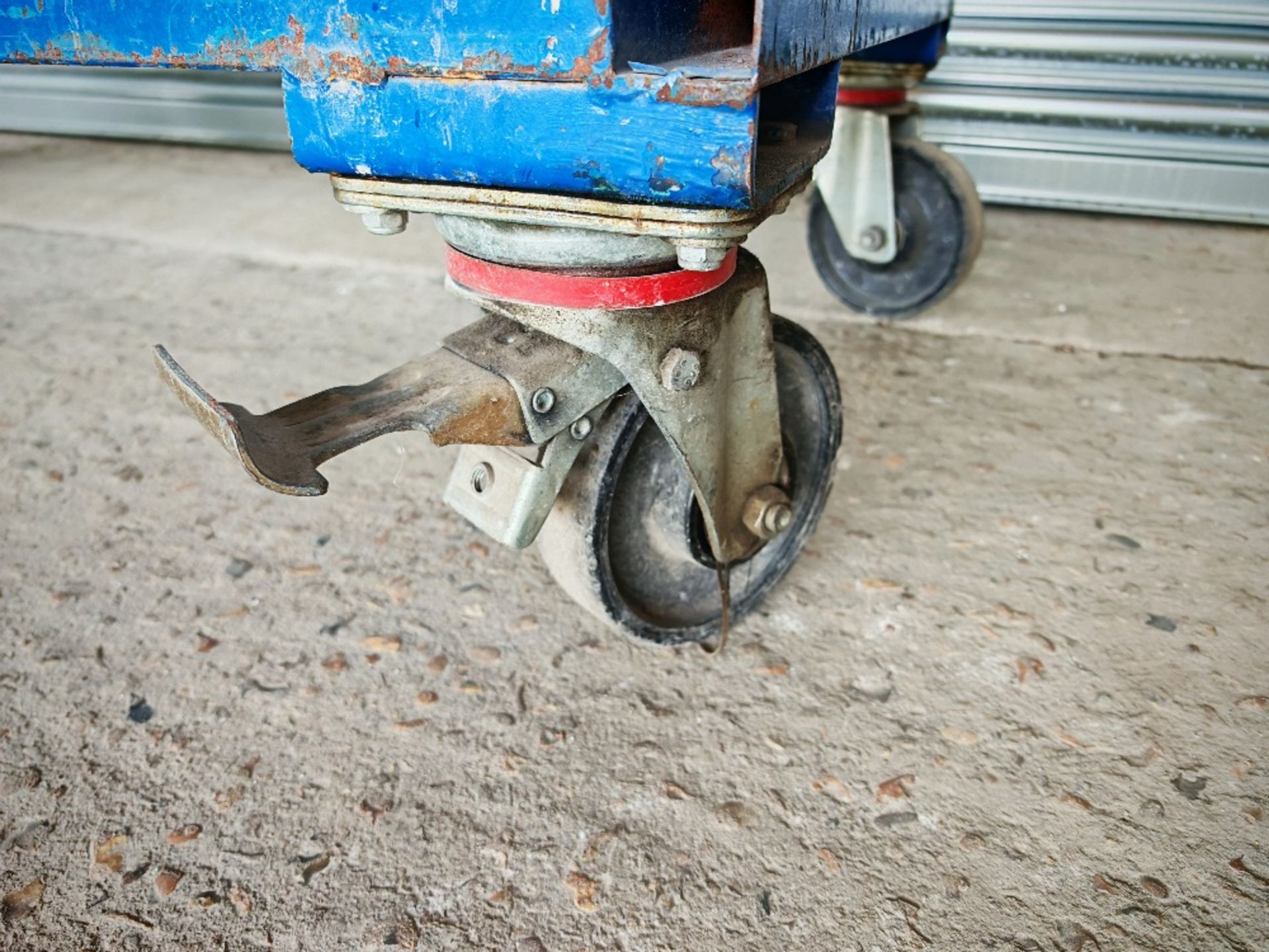 (4) Hegla TL110 mobile A-frame glass trolleys with securing attachment arms - Image 15 of 16