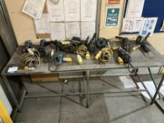 Quantity of Various Handheld Power Tools