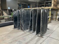 (7) Plastic Sheet and Steel Framed Welding Curtains
