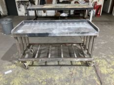 Mobile Steel fabricated workshop table