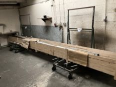 (2) Mobile steel framed product trolleys