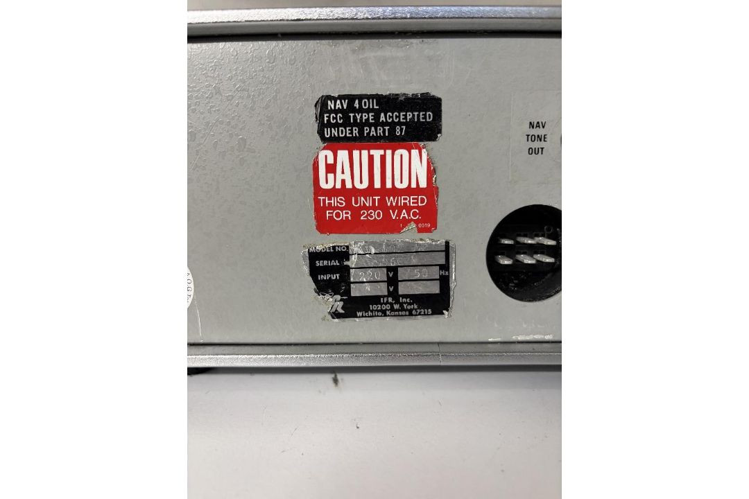IFR NAV-402AP Navigation Test Set - Image 4 of 5