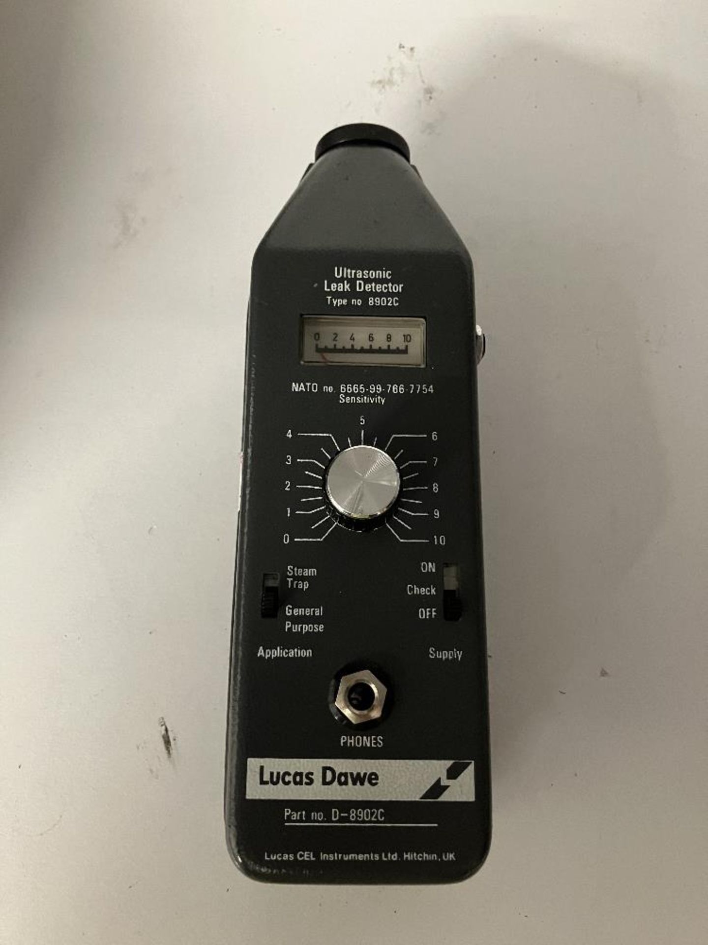 Lucas Dawe 8902C Ultrasonic Leak Detector with Eagle HME450N Headset - Image 2 of 6
