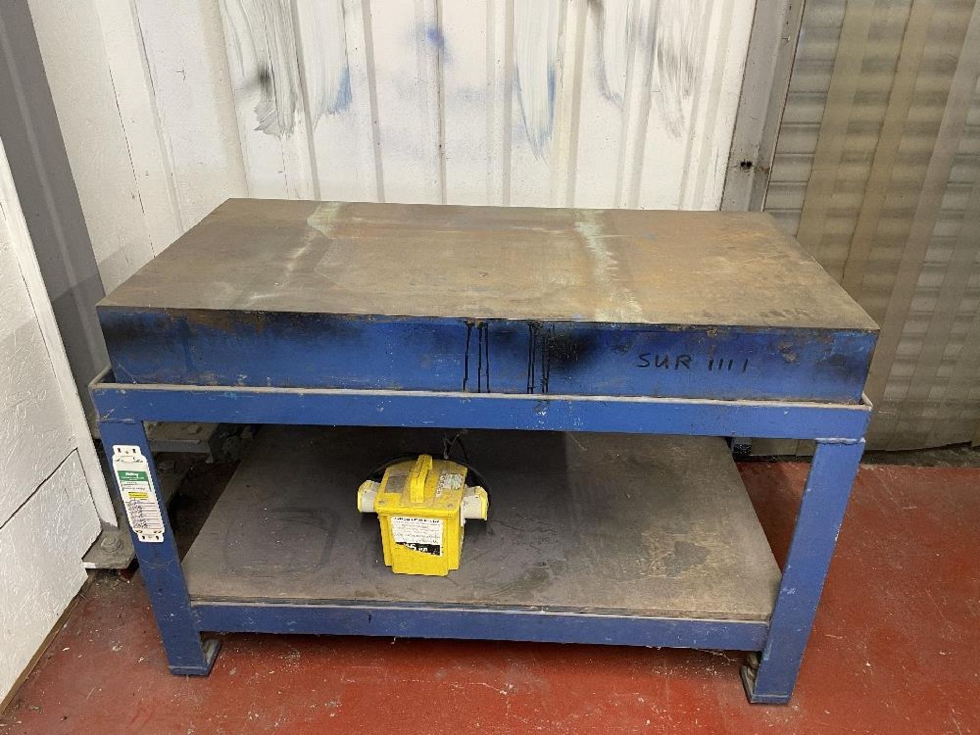 Steel surface table - Image 2 of 2