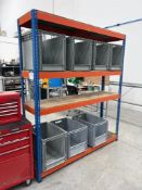 Boltless shelving rack