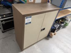 Steel low workshop cupboard
