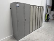 (8) steel personel lockers